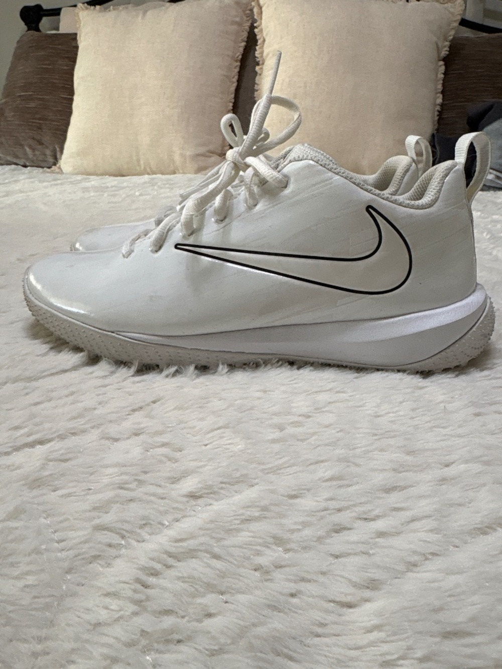 Nike soccer cleats for artificial turf or indoor soccer.